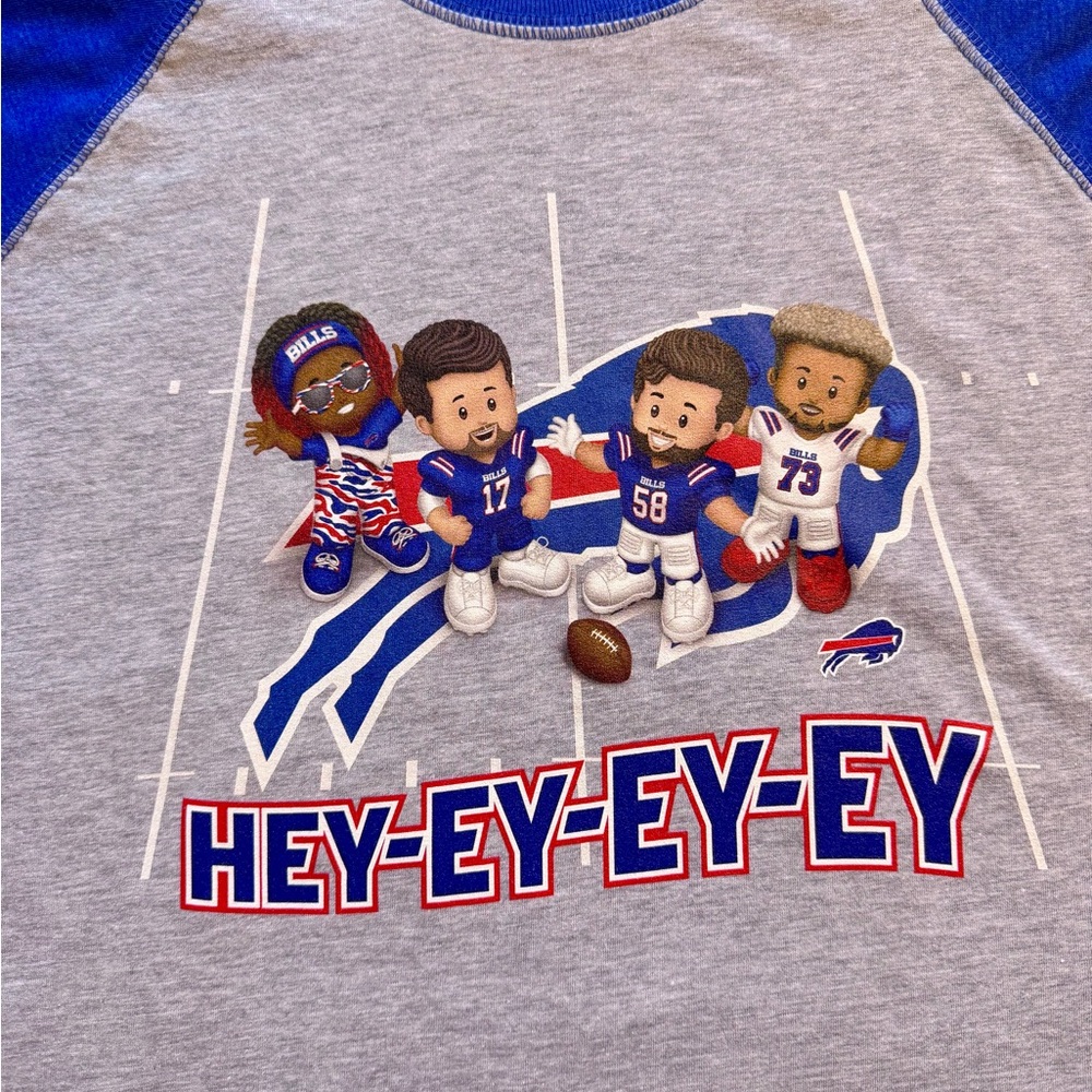 NWT Buffalo Bills 'Hey-Ey-Ey-Ey' Tee